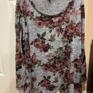 Floral sweater!